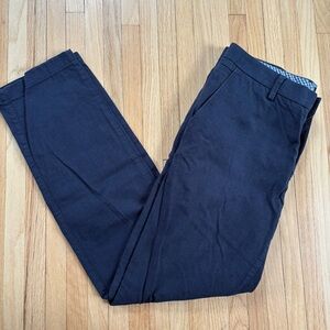 Men's Navy Patterned Banana Republic Kentfield Pants